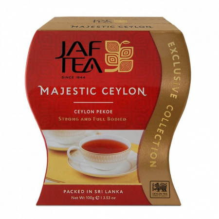 Чай Jaf Tea "Majestic Ceylon", черный листовой, 100 г