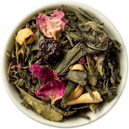 Чай Chef Tea "Японская вишня", зеленый листовой с добавками