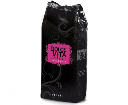 Кофе в зернах "Velvet", 1 кг, Dolce Vita