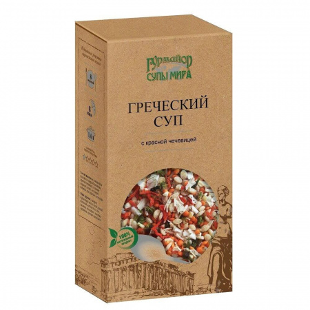 Суп Супы мира "Греческий суп с красной чечевицей", 210 грг