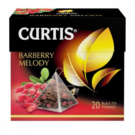 Чай Curtis "Barberry Melody", черный с добавками, 20 пирамидок